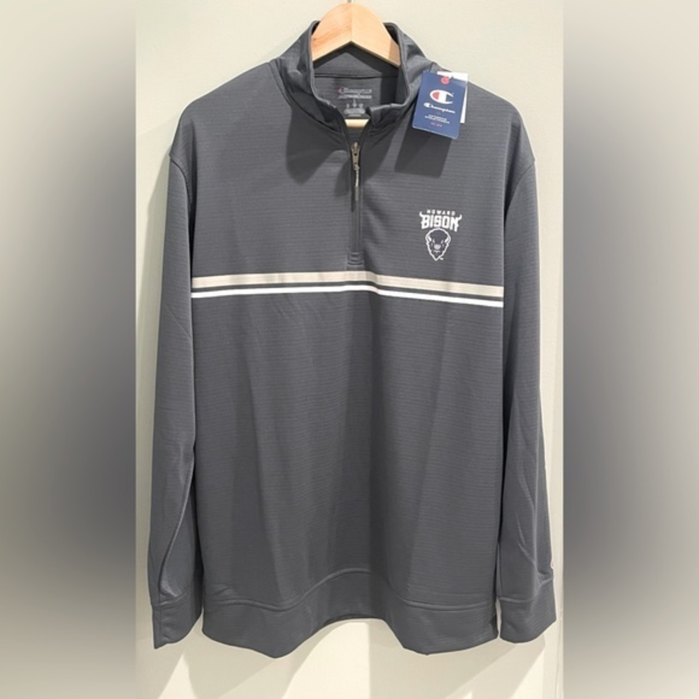 Champion Howard Univ‎ Bison 1/4 Zip-Size Large- NWT